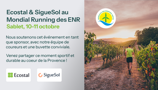 Mondial Running des Énergies Renouvelables 2025 : rendez-vous à Sablet avec Ecostal & SigueSol