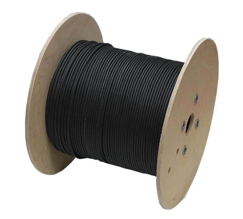 Black cable - diameter 6 mm² - 500m spool