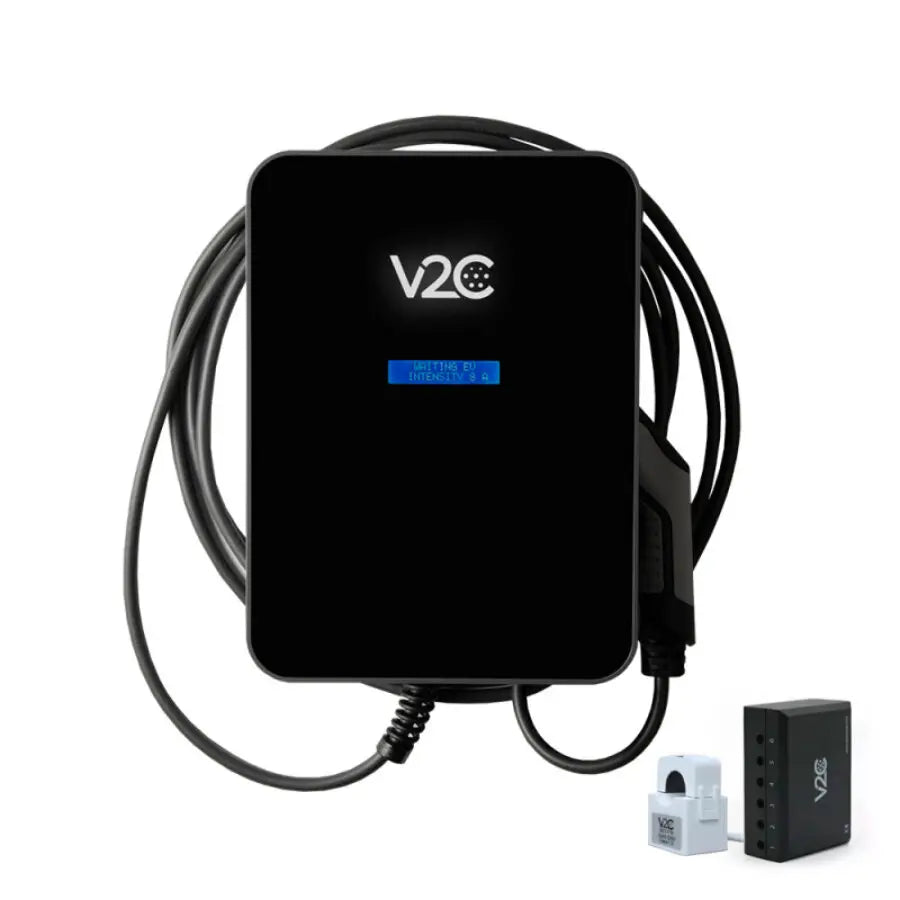 TRYDAN mono 7.4kW charging station + 5ml cable attached +
Differential Protection + 6mA Protection -