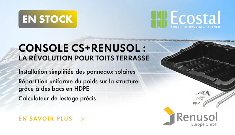 Nouvelle ère de l'installation photovoltaïque : découvrez la Console CS+ de Renusol chez Ecostal