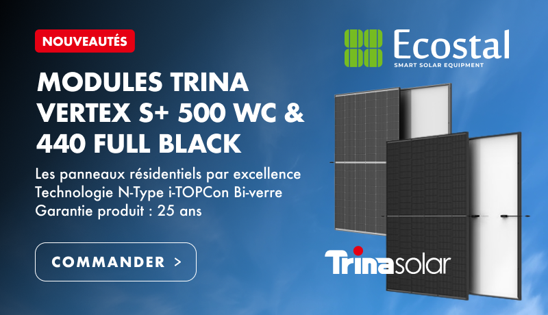 Lancez vos projets avec les nouveaux panneaux TRINA SOLAR 500 Wc et 440 Wc FULL BLACK !