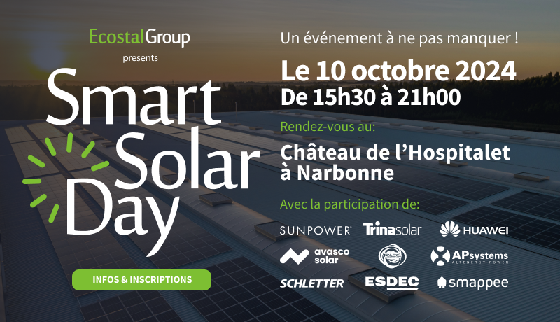 Découvrez le futur du photovoltaïque au Smart Solar Day le 10 octobre 2024 à Narbonne !