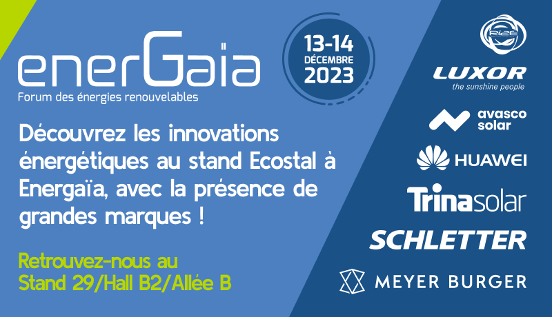 EnerGaïa 2023 : des partenaires de renom rejoignent Ecostal !
