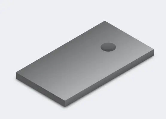 Accessories K2 Systems, Inox Grey, plate adaptor M10