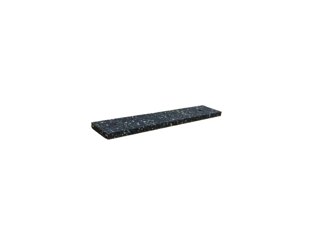Pied caoutchouc d'extrémité 300x60x15mm + alu - OG00070 - AVASCO