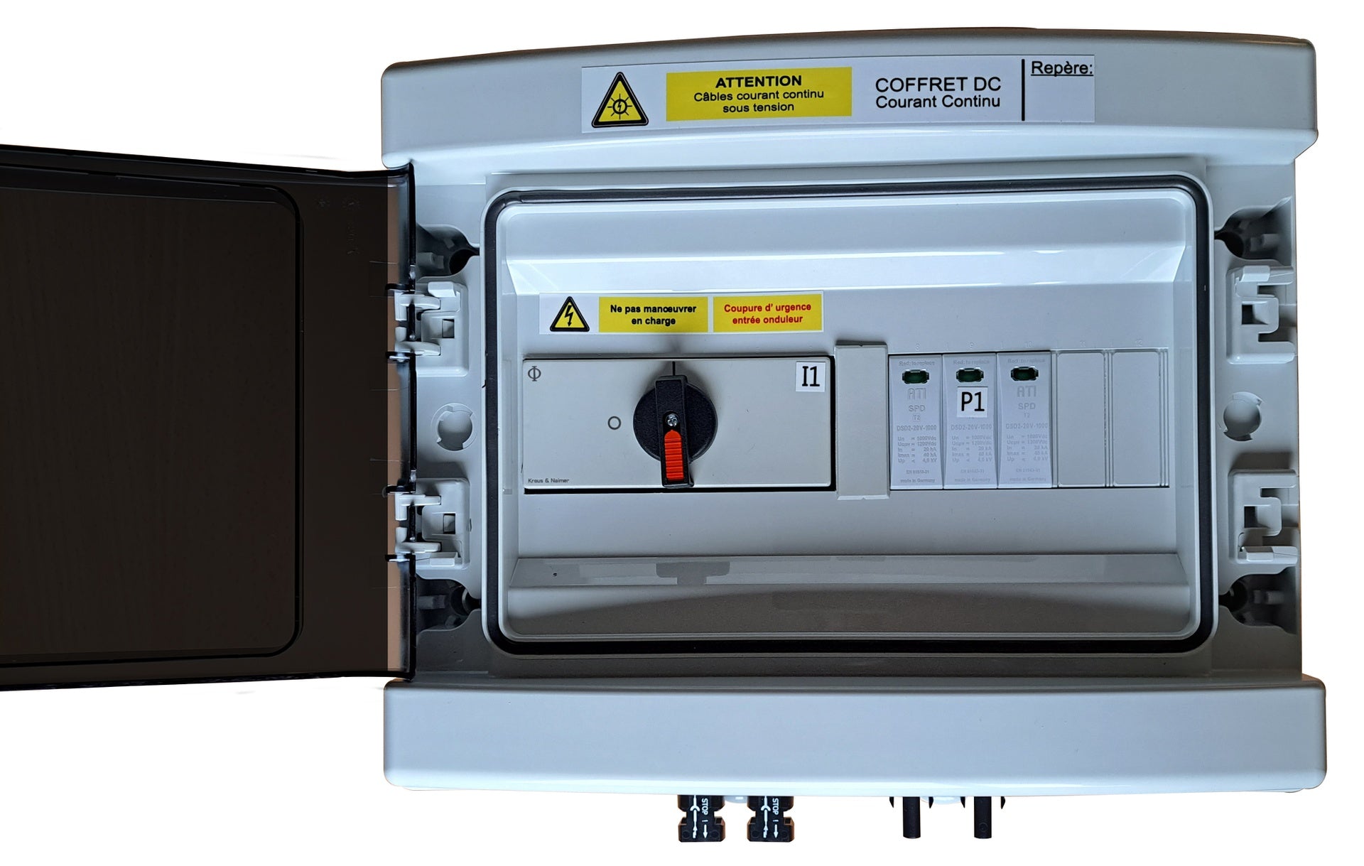 Coffret DC , CTDC 40-1000 2MC4 (1 MPPT / 2 chaines)