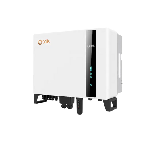 Onduleur Solis S6, 10kW/10kVA, hybride, triphasé, 2 MPPT, DC SW, pour batteries HV, compteur & S2-WL-ST inclus - 10 ans de garantie