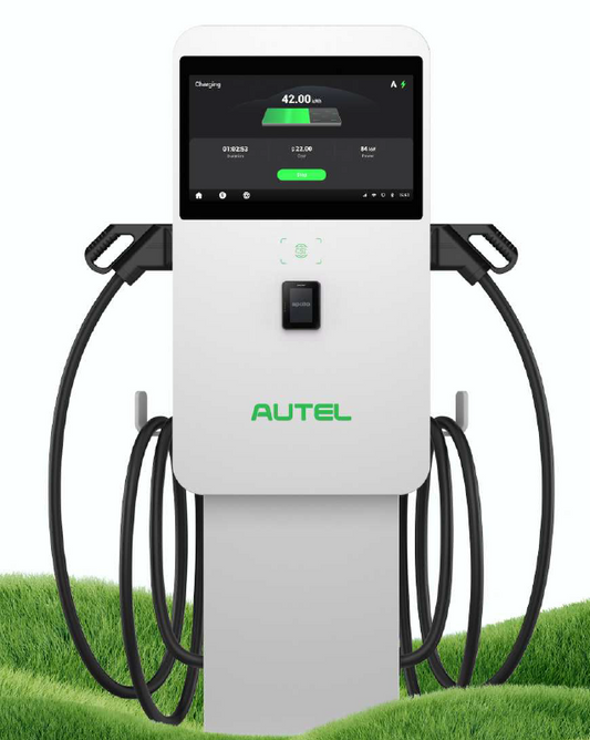 Chargeur AUTEL MaxiCharger DC Compact / On Wagon, 50kW, three phase, DC, cable 4m, 2*CCS2 - 2 ans de garantie