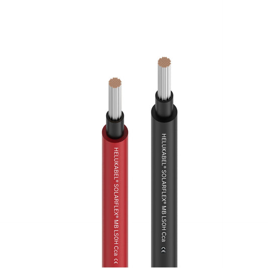 Cable 4mm² rouge 100m TUV/IEC60332 Cca