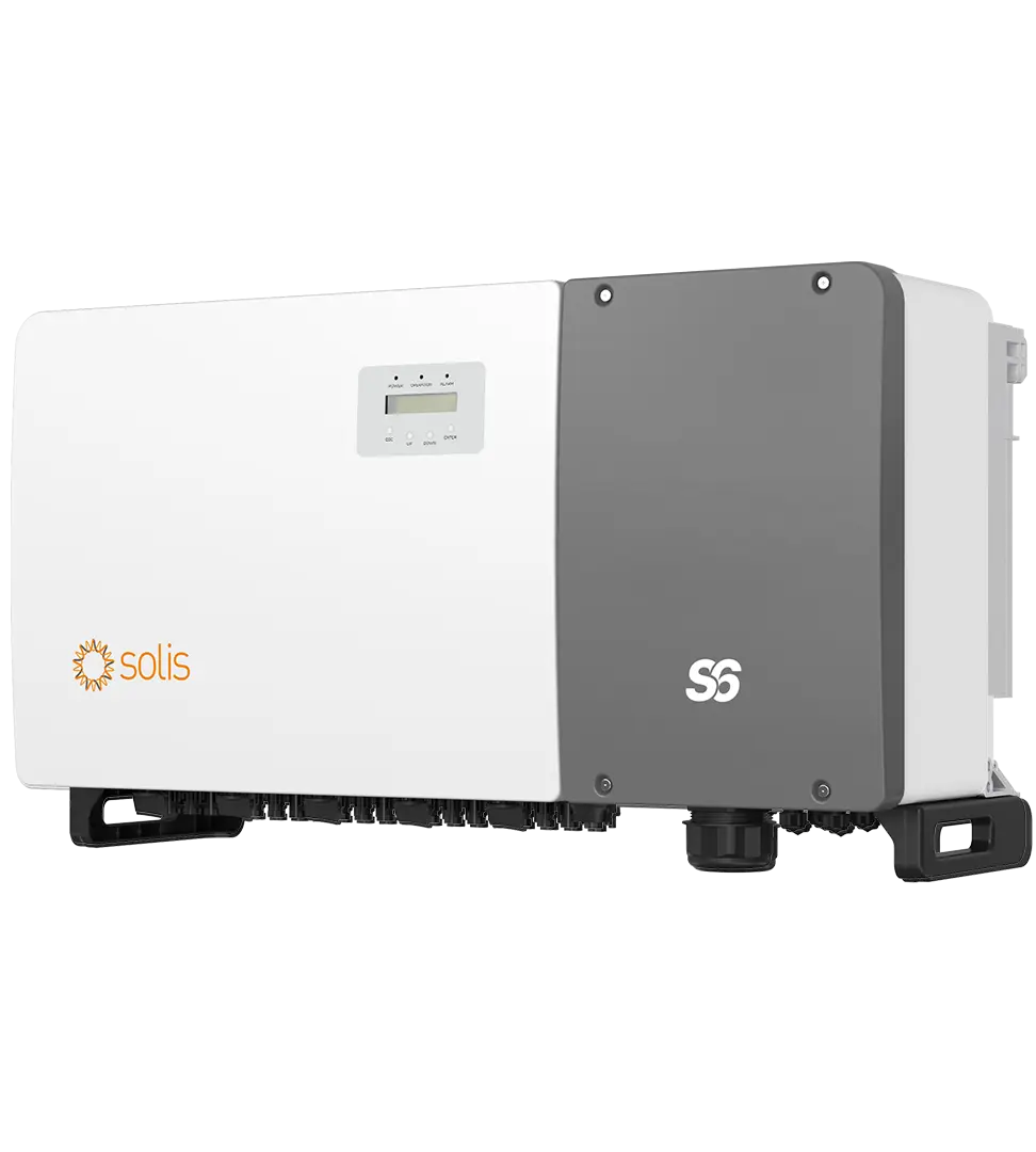 Onduleur Solis S6, 110kW/121kVA, triphasé, 10 MPPT, DC SW, PID, AFCI 1.0 (avec AC switch) - 5 ans de garantie