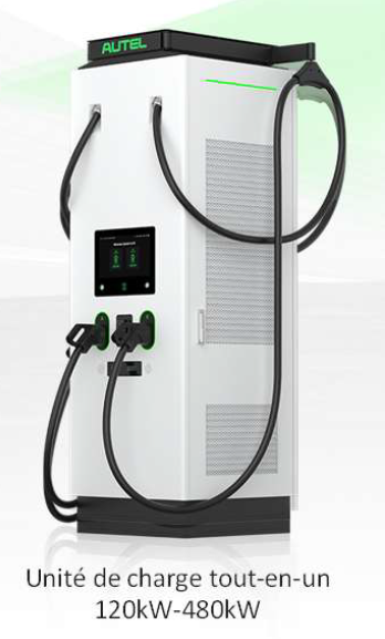 Chargeur AUTEL Maxi EU DC DH120, 120kW, three phase, DC, cable 5m, 2*CCS2 - 2 ans de garantie