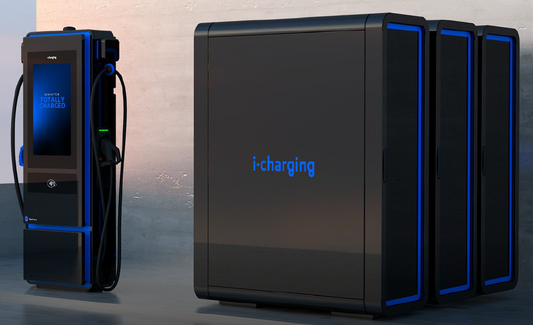 Chargeur I-CHARGING BB Plus (Dispenser Paires with Max Power Unit), kW, three phase, DC, cable 4,7m, 2*CCS2 - 2 ans de garantie