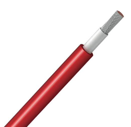 Omerin Solarplast H1Z2Z2-K 1x6mm2 CuSn rouge - T-500m