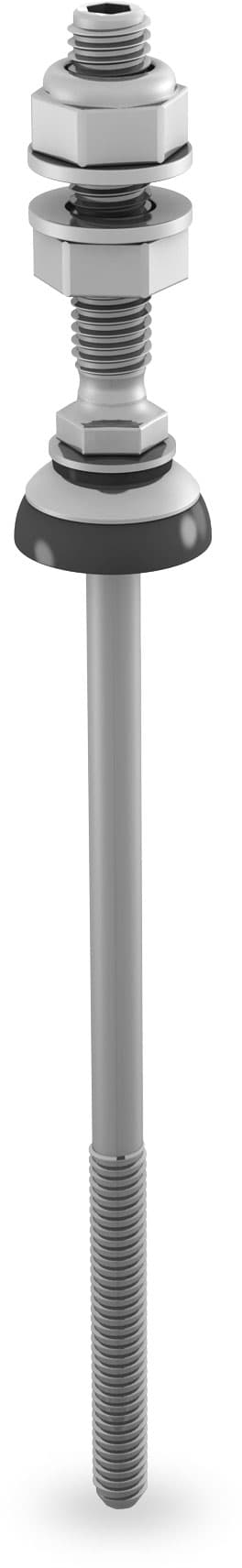 Vis de fixation panneaux solaires M10x50 pour pannes avec rondelle d d’étanchéité - K2 - 