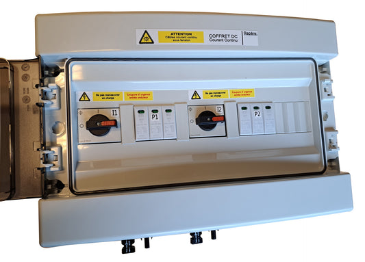 Coffret DC , CTDC2 20-1000 1MC4 (2 MPPT / 1 chaine par MPPT)