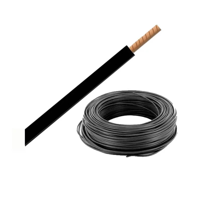 Black cable - diameter 10 mm² - 100m spool
