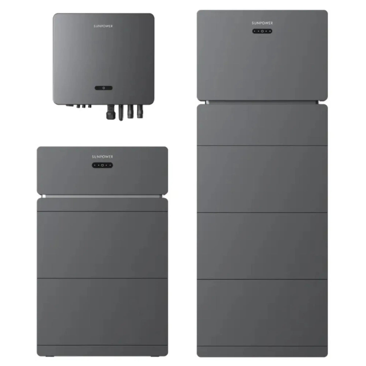 Kit Sunpower All-in-One Système de Stockage Single phase (8kW / 8kVA) 2 MPPT - 10 years warranty