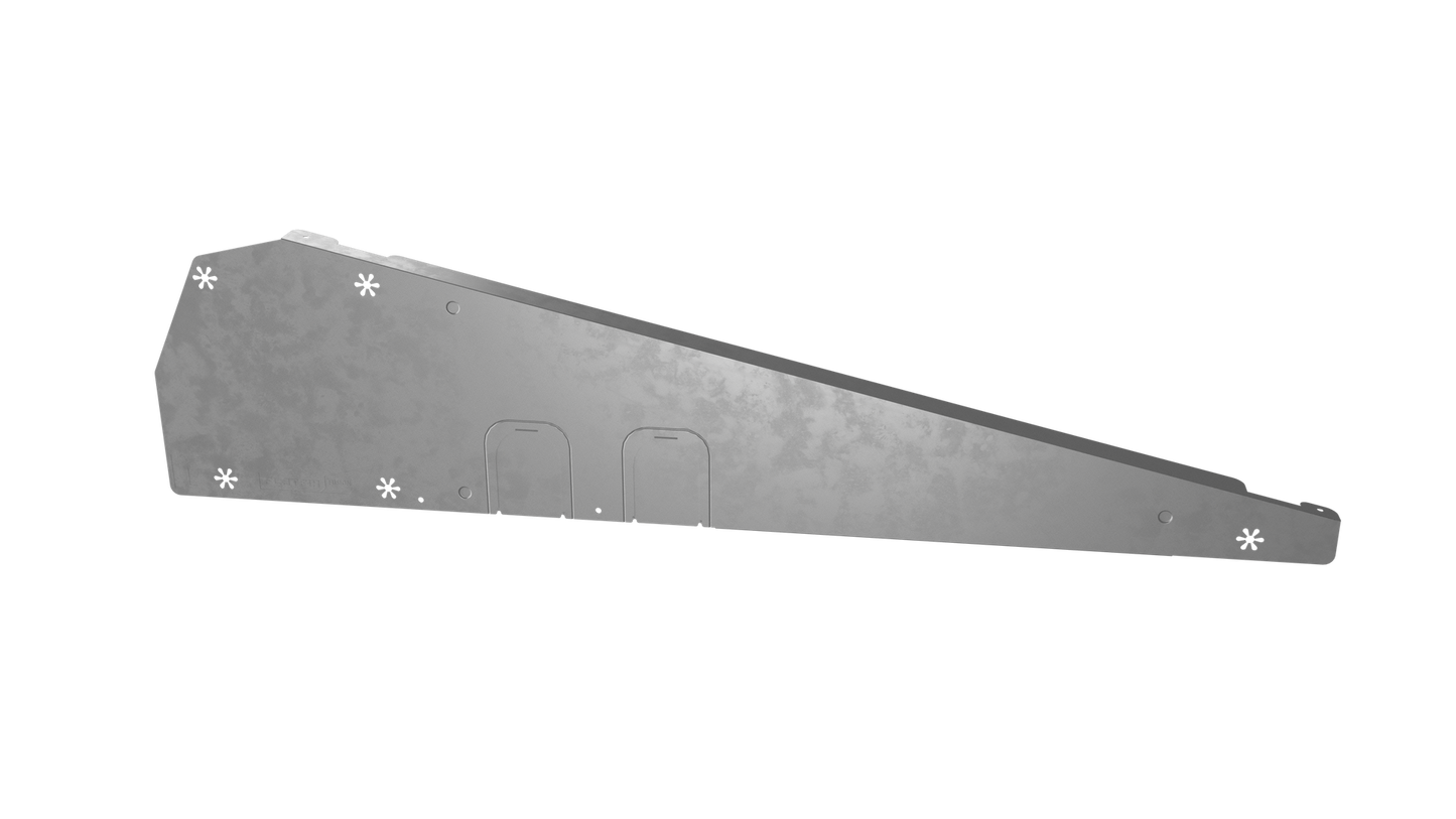 Déflecteur de vent gauche FlatFix Fusion (Profilé de base  1030mm - 11077mm) - Esdec - 1007226