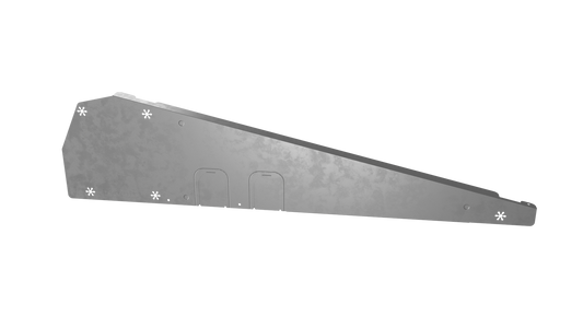 Déflecteur de vent gauche FlatFix Fusion (Profilé de base  1030mm - 11077mm) - Esdec - 1007226