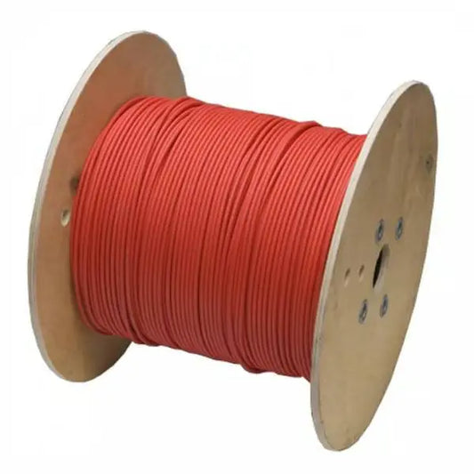 Red cable - diameter 6 mm² - 500m spool