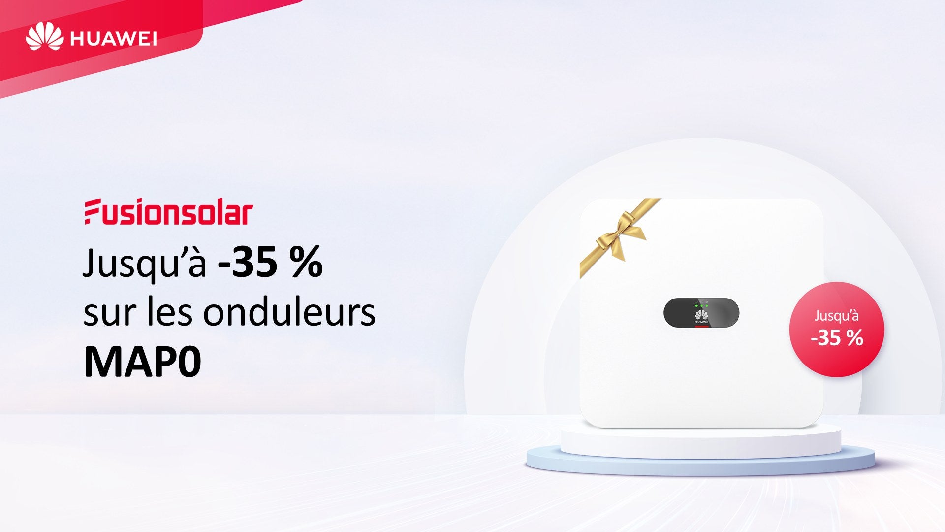 Price Cut Huawei : jusqu'a -35 % sur les onduleurs MAP0